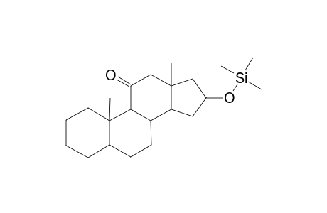 5.ALPHA.-ANDROSTAN-16.BETA.-OL-11-ONE(16.BETA.-TRIMETHYLSILYL ETHER)