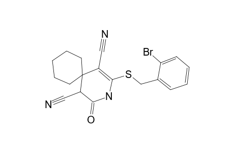 2-(2-Bromo-benzylsulfanyl)-4-oxo-3-aza-spiro[5.5]undec-1-ene-1,5-dicarbonitrile