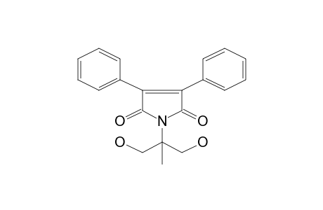 3,4-Diphenylpyrrole-2,5-dione, N-(1,3-dihydroxy-2-methyl-2-propyl)-