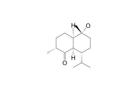 1(2H)-Naphthalenone, octahydro-5-hydroxy-2,5-dimethyl-8-(1-methylethyl)-, (2.alpha.,4a.alpha.,5.beta.,8.alpha.,8a.alpha.)-(.+-.)-