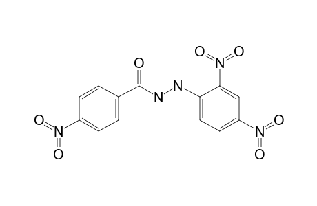 1-(p-Nitrobenzoyl)-2-(2,4-dinitrophenyl)hydrazine