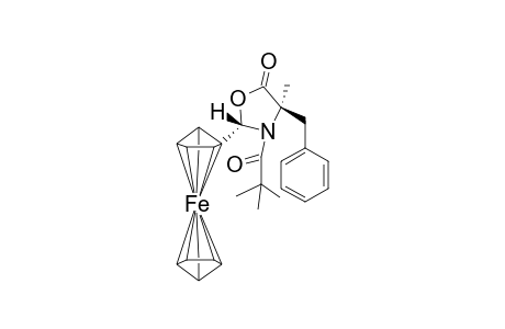 (2S,4R)-4-Benzyl-2-Ferrocenyl-4-methyl-3-pivaloyl-1,3-oxazolidin-5-one