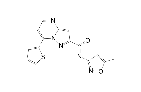 N-(5-methyl-3-isoxazolyl)-7-(2-thienyl)pyrazolo[1,5-a]pyrimidine-2-carboxamide