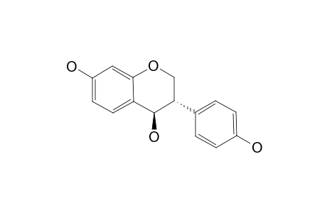 TRANS-2,3-DIHYDRO-7-HYDROXY-3-(4-HYDROXYPHENYL)-4H-BENZOPYRAN-4-OL