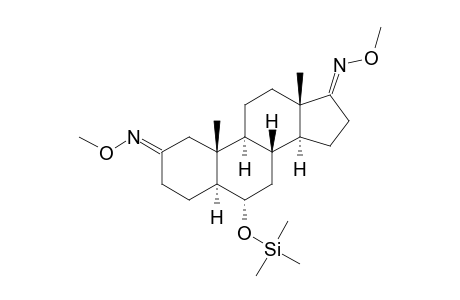 6.ALPHA.-[(TRIMETHYLSILYL)OXY]-5.ALPHA.-ANDROSTAN-2,17-DIONE 2,17-DI-O-METHYLOXIME