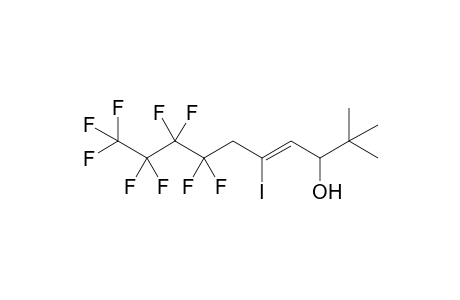 (Z)-7,7,8,8,9,9,10,10,10-nonafluoro-5-iodo-2,2-dimethyl-4-decen-3-ol