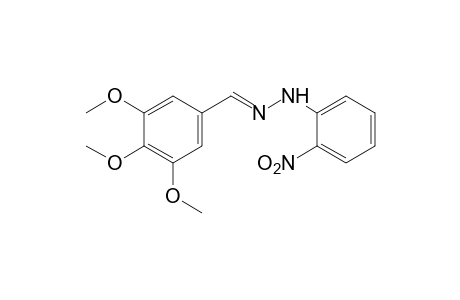 3,4,5-trimethoxybenzaldehyde, (o-nitrophenyl)hydrazone