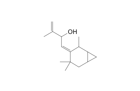 2H-Cyclopropa[g]benzofuran, 4,5,5a,6,6a,6b-hexahydro-4,4,6b-trimethyl-2-(1-methylethenyl)-