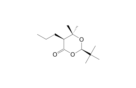 (2R,5S)-2-tert-Butyl-6,6-dimethyl-5-propyl-1,3-dioxan-4-one