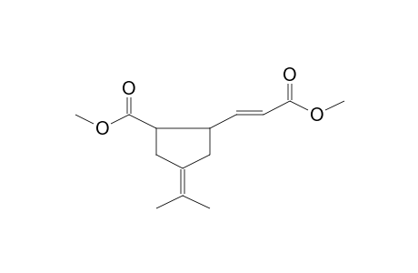 Cyclopentane-1-carboxylic acid, 4-isopropylidene-2-[2-(methoxycarbonyl)ethenyl]-, methyl ester, (E)-