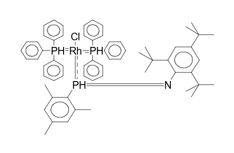 CHLORO-BIS(TRIPHENYLPHOSPHINE)[MESITYL(2,4,6-TRI-TERT-BUTYLPHENYLIMINO)PHOSPHINE]RHODIUM