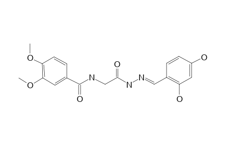 Benzamide, 3,4-dimethoxy-N-[2-(2,4-dihydroxybenzylidenhydrazino)-2-oxoethyl]-