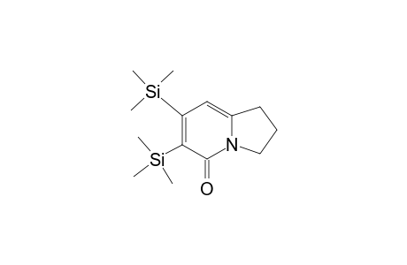 2,3-Dihydro-6,7-bis(trimethylsilyl)-5(1H)-indolizinone