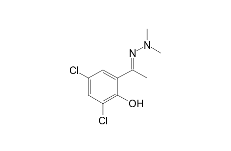 3',5'-dichloro-2'-hydroxyacetophenone, dimethylhydrazone