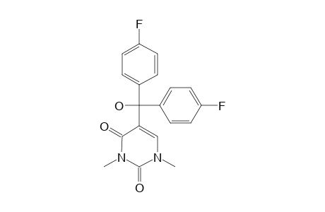 5-[BIS-(4-FLUOROPHENYL)-HYDROXYMETHYL]-1,3-DIMETHYLURACIL