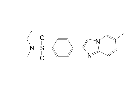 N,N-diethyl-4-(6-methylimidazo[1,2-a]pyridin-2-yl)benzenesulfonamide