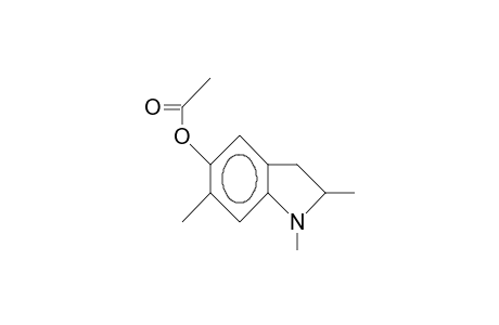 5-Acetoxy-1,2,6-trimethyl-indoline
