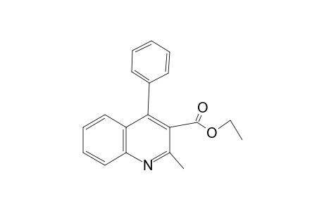 2-methyl-4-phenyl-3-quinolinecarboxylic acid, ethyl ester