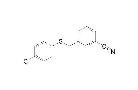 alpha-[(p-CHLOROPHENYL)THIO]-m-TOLUNITRILE