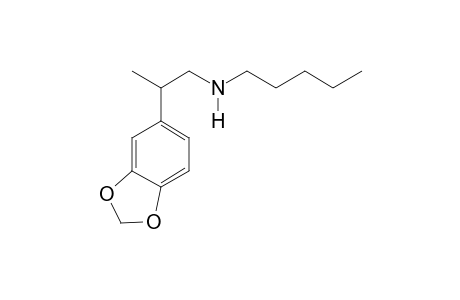 N-Pentyl-2-(3,4-methylenedioxyphenyl)propan-1-amine