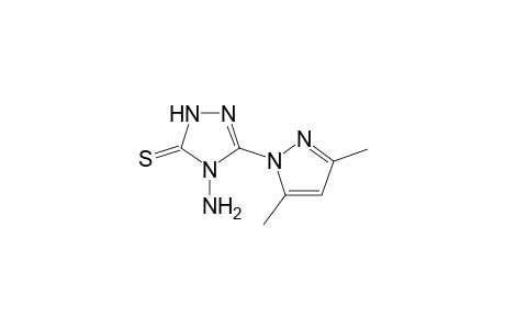 4-Amino-3-(3,5-dimethyl-1-pyrazolyl)-1H-1,2,4-triazole-5-thione