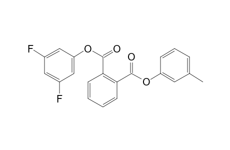 Phthalic acid, 3,5-difluorophenyl 3-methylphenyl ester