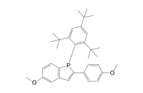 6-Methoxy-1-(2,4,6-tri-t-butylphenyl)-2-(4-methoxyphenyl)-1-phosphaindole