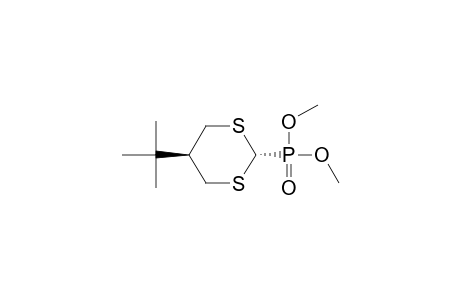 trans-5-tert-Butyl-2-(dimethoxyphosphoryl)-1,3-dithiane