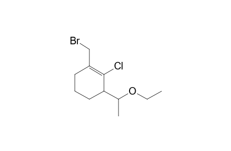 1-Bromomethyl-2-chloro-3-(1-ethoxyethyl)cyclohex-1-ene isomer