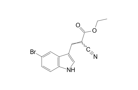 5-bromo-a-cyanoindole-3-acrylic acid, ethyl ester