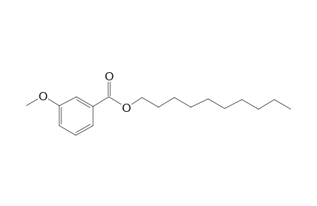 Benzoic acid, 3-methoxy-, decyl ester