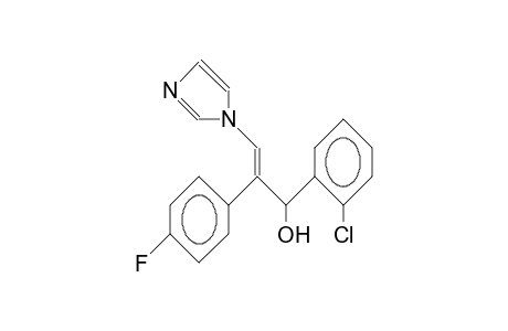 Benzeneethanol, alpha-(2-chlorophenyl)-4-fluoro-beta-(1H-imidazol-1-ylmethylene)-