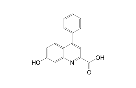 2-Quinolinecarboxylic acid, 7-hydroxy-4-phenyl-