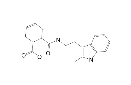 Cyclohex-3-enecarboxylic acid, 6-[2-(2-methyl-1H-indol-3-yl)ethylcarbamoyl]-