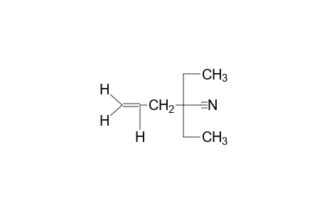 2,2-diethyl-4-pentenenitrile