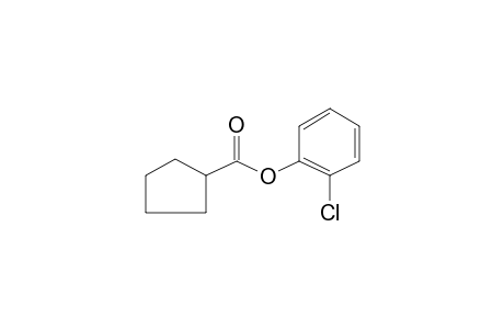 Cyclopentanecarboxylic acid, 2-chlorophenyl ester