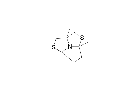 2H-1,4-dithia-6b-azacyclopenta[cd]pentalene, hexahydro-2a,4a,6a-trimethyl-