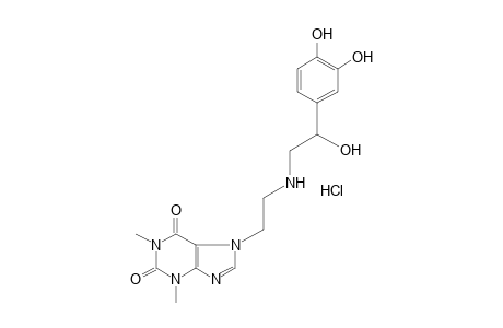 7-{2-[(b-3,4-trihydroxyphenethyl)amino]ethyl}theophylline, monohydrochloride