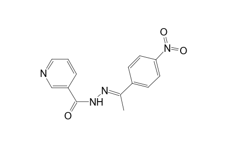 N'-[(E)-1-(4-nitrophenyl)ethylidene]nicotinohydrazide