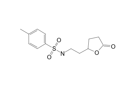 4-Methyl-N-[2-(5-oxotetrahydrofuran-2-yl)ethyl]benzenesulfonamide