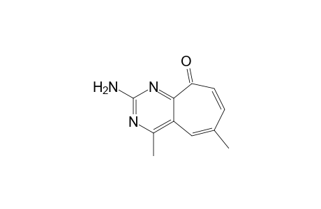 2-amino-4,6-dimethyl-9-cyclohepta[d]pyrimidinone