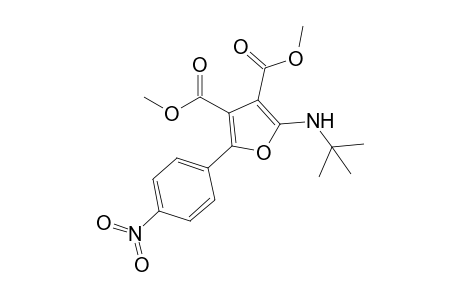 2-tert-Butylamino-5-(4-nitro-phenyl)-furan-3,4-dicarboxylic Acid Dimethyl Ester