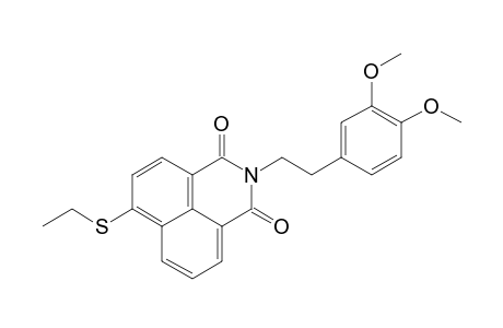 N-(3,4-dimethoxyphenethyl)-4-(ethylthio)naphthalimide