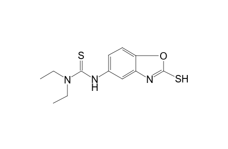 N,N-diethyl-N'-(2-sulfanyl-1,3-benzoxazol-5-yl)thiourea