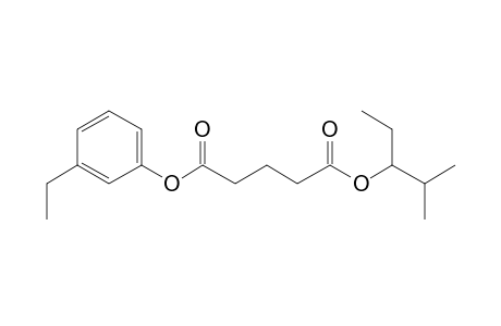 Glutaric acid, 2-methylpent-3-yl 3-ethylphenyl ester