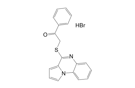 2-[(pyrrolo[1,2-a]quinoxalin-4-yl)thio]acetophenone, monohydrobromide