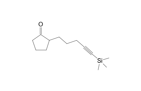 2-(5-Trimethylsilyl-4-pentynyl)-1-cyclopentanone