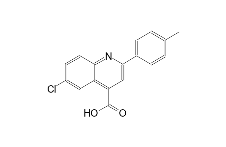 6-chloro-2-(4-methylphenyl)-4-quinolinecarboxylic acid