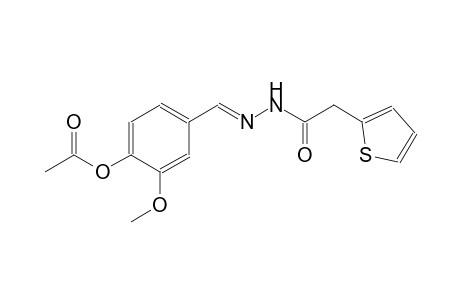 2-thiopheneacetic acid, 2-[(E)-[4-(acetyloxy)-3-methoxyphenyl]methylidene]hydrazide