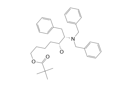 (5R,6S)-6-Dibenzylamino-5-hydroxy-7-phenylheptyl pivalate